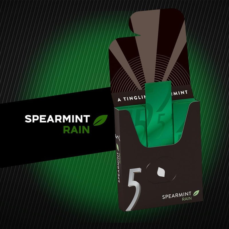 5 GUM Sugar-Free Spearmint Rain Gum - 150 Sticks - Image 3